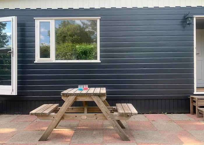 Apartment New: Recent Opgeknapte Houten Chalet - De Veluwe Nunspeet